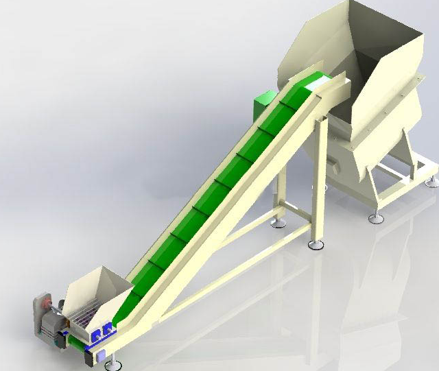 Debris conveyor design