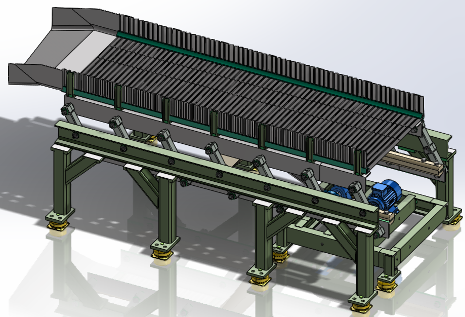 Oscillating conveyor design