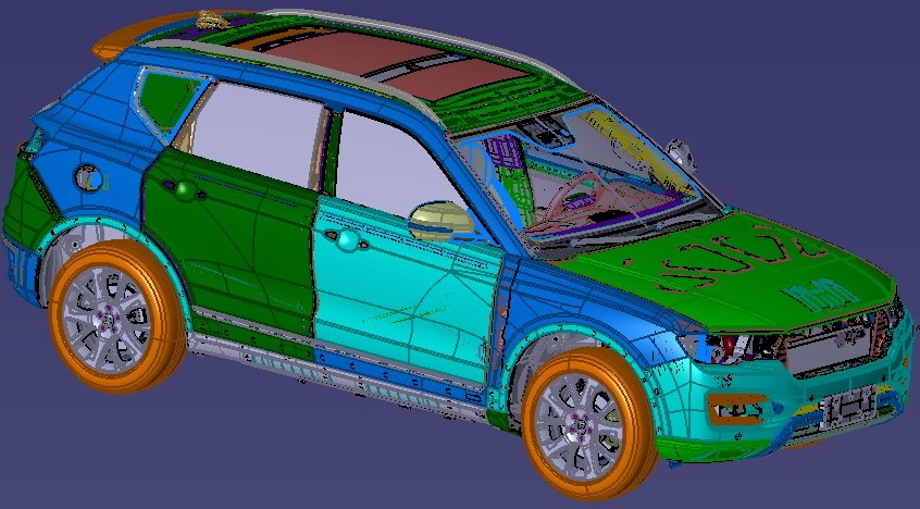 Vehicle body Point Cloud data--Ford