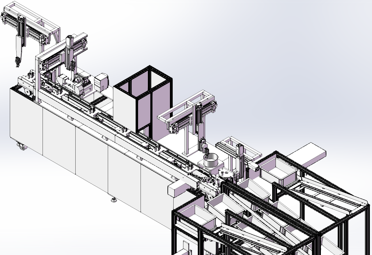Double speed chain axis measurement line design by Solidworks